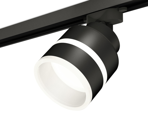 Комплект трекового светильника с акрилом XT8102024 SBK/FR черный песок/белый матовый GX53 (A2526, A2106, C8102, N8445)