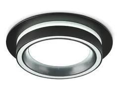 Светильник встраиваемый TU5210 BK черный IP20 GX70 D150*52