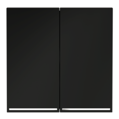 VLS000408 Клавиши для выключателя/переключателя двухклавишного с подсветкой, S70 (черный матовый). (ТМ Maytoni)