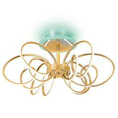 Citilux SALMA SMART CL224A162 RGB LED Умная люстра Золото