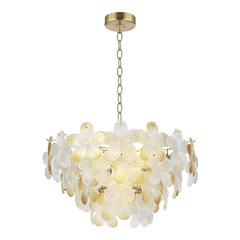 SL6240.203.12 Светильник подвесной ST-Luce золотистый/Прозрачный, янтарный E14 12*60W