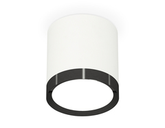 Комплект накладного светильника XS8141002 SWH/PBK белый песок/черный полированный GX53 (C8141, N8113)