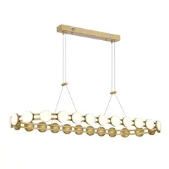 SL6610.203.26 Светильник подвесной ST-Luce золотистый/белый LED 1*50W 4000K