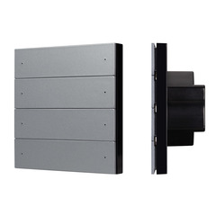 INTELLIGENT ARLIGHT Кнопочная панель SMART-DMX512-801-22-8G-8SC-DIM-IN Grey (230V, 2.4G) (IARL, IP20 Пластик, 5 лет)