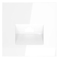 VLS001301 Накладка для розетки компьютерной RJ45 кат.6, S70 (белый глянцевый). (ТМ Maytoni)