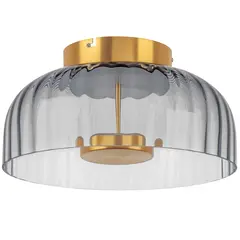 809061 Люстра CELESTA LED 1х12W 600LM ЗОЛОТО/ДЫМЧАТЫЙ 3000K Lightstar