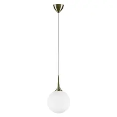 813031 Подвес GLOBO 1х40W E14 electroplating bronze/white Lightstar