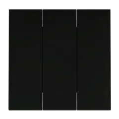 VLS000508 Клавиши для выключателя/переключателя трехклавишного, S70 (черный матовый). (ТМ Maytoni)