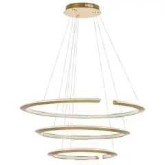 814233 Люстра VIRATA LED 105W 5250LM ЗОЛОТО 3000K Lightstar