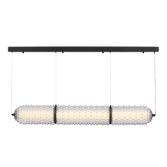 SL6144.413.01 Светильник подвесной ST-Luce черный/прозрачный LED 1*37W 4000K