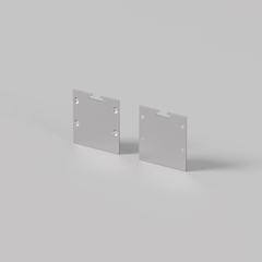 Комплект заглушек (для профиля 35×35) 2 шт., ALM-35-S-EC 642037. TM Maytoni