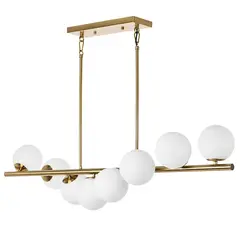 815183 Люстра CROCO 8х40W E14 ЛАТУНЬ Lightstar