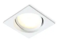 Светильник встраиваемый TN6655 WH белый IP44 GX53 110*110*48
