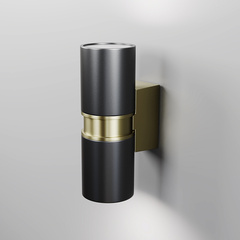 Настенный светильник (бра) Bowery GU10x2, IP54, O582WL-02B. TM Maytoni
