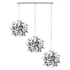 L3PL721134 Подвес тройной линейный EXTRA 3x3x5W(led) G9  (721134 - 3 + 572124 -1) ХРОМ Lightstar