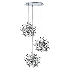 L3PR721134 Подвес тройной круглый EXTRA 3x3x5W(led) G9  (721134 - 3 + 572134 -1) ХРОМ Lightstar