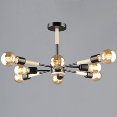 99960-0.3-08 BK+WOOD светильник потолочный