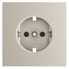 VLS000703 Накладка для розетки с заземлением и защитными шторками, S70 (кашемир). (ТМ Maytoni)