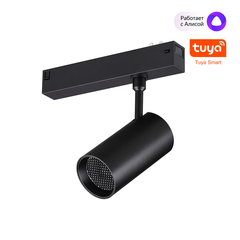 359959 PORT черный Трековый светодиодный светильник диммир. со сменой цв.температуры, пульт ДУ/Tuya Smart Life LED 18W 90-240V VECTOR