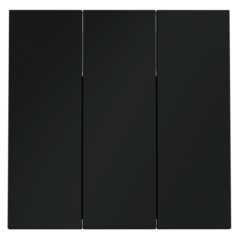 VLS000507 Клавиши для выключателя/переключателя трехклавишного, S70 (графит). (ТМ Maytoni)