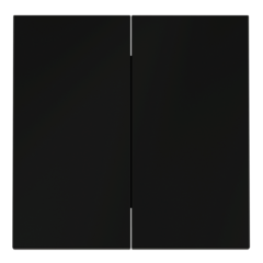 VLS000308 Клавиши для выключателя/переключателя двухклавишного, S70 (черный матовый). (ТМ Maytoni)