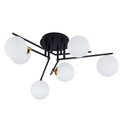 Потолочная люстра Arte Lamp GEMINI A2243PL-6BK, 6хG9