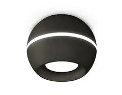 Комплект накладного светильника XS1102001 SBK черный песок MR16 GU5.3 LED 3W 4200K (C1102, N7021)