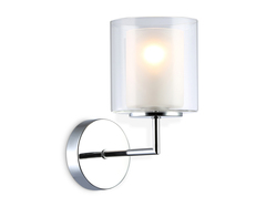 Светильник настенный LH56005 СH/FR хром/белый матовый E14 max 40W 190*120*220