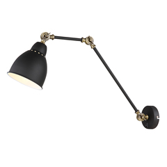 Бра Arte Lamp BRACCIO A2055AP-1BK, 1хE27