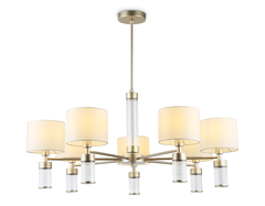 Светильник подвесной LH71303/7 CGD/WH золото/белый E14/7 max 40W D860*740