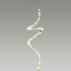 5008/132L L-VISION ODL23 595 золотой/прозрачный/металл/акрил Люстра LED 132W 4000K 6600Лм CRYSTAL