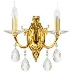 694622 Бра STREGARO 2х60W E14 ЗОЛОТО Lightstar