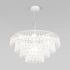 Умная подвесная люстра со стеклянным рассеивателем 476/8 Smart