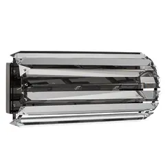 722660 Бра LIMPIO 6х20W G9 ЧЕРНЫЙ ХРОМ/ПРОЗРАЧНЫЙ Lightstar
