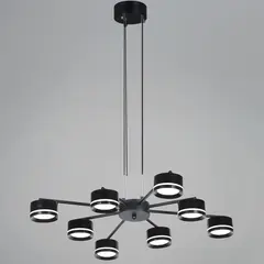 19490-0.4-4+4 Black светильник потолочный Reluce, GX53х8