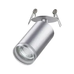 370883 SPOT NT22 507 серебро Cветильник встраиваемый IP20 GU10 9W 220V ULAR