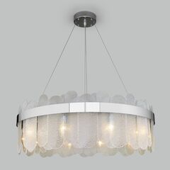 Умная подвесная люстра с фактурным стеклом 333/10 Smart