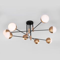 Умная потолочная люстра в стиле лофт 70129/8 латунь Smart