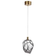 7114/4LB L-VISION ODL25 Подвесной светильник  бронзовый/прозрачное  стекло/металл IP20 LED 4W 300Лм 3000K 200° 220V GEMME