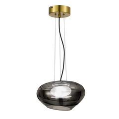 SL6019.303.01 Светильник подвесной ST-Luce Латунь/Дымчатый, Белый LED 1*10W 3000K