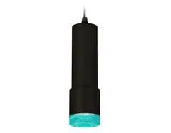 Комплект подвесного светильника XP7402004 SBK/BL черный песок/голубой MR16 GU5.3 (A2302, C6343, A2030, C7402, N7194)