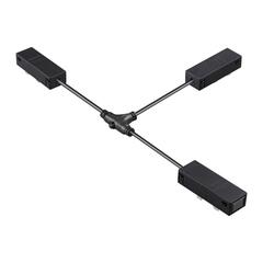 135314 PORT NT25 206 черный Гибкий токопроводящий соединитель "T" IP20 90-240V VECTOR