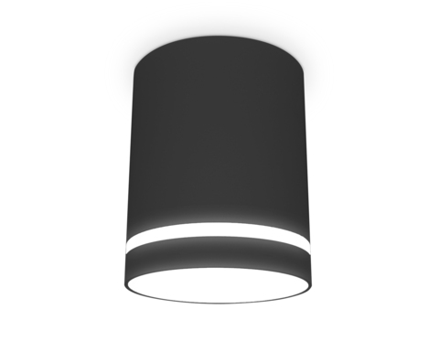Накладной точечный светильник с акрилом TN3204 SBK черный песок GU5.3 D78*97