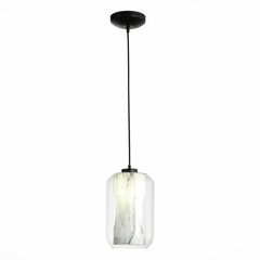 SL1169.103.01 Подвес ST-Luce Черный/Прозрачный, Белый E27 1*40W
