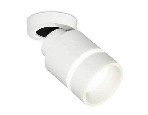 Комплект накладного поворотного светильника с акрилом XM8110004 SWH/FR белый песок/белый матовый GX53 (A2228, A2105, C8110, N8444)