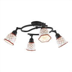 Citilux Ажур CL534543 Спот поворотный Чёрный Красный