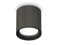 Комплект накладного светильника XS6303001 DCH/SBK черный хром/черный песок MR16 GU5.3 (C6303, N6102)