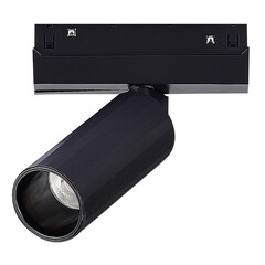 ST807.436.12 Магнитный трековый светильник Черный LED 1*12W 3000K 550Lm Ra>90 IP20 D50xH173 48VV