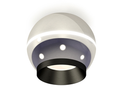 Комплект накладного светильника XS1104001 PSL/PBK серебро полированное/черный полированный MR16 GU5.3 LED 3W 4200K (C1104, N7031)