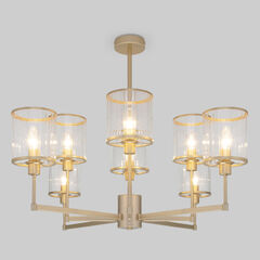 Умная потолочная люстра 60144/8 золото